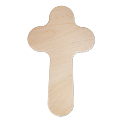 Malý dřevěný kříž na zeď - 20 cm