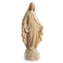 Dřevěná socha Panny Marie