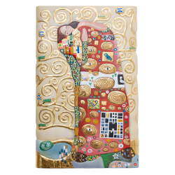 Naplnění (objetí) - Gustav Klimt - reliéf 3/3
